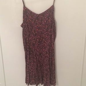 Old Navy Pink Floral Strapless Dress XXL